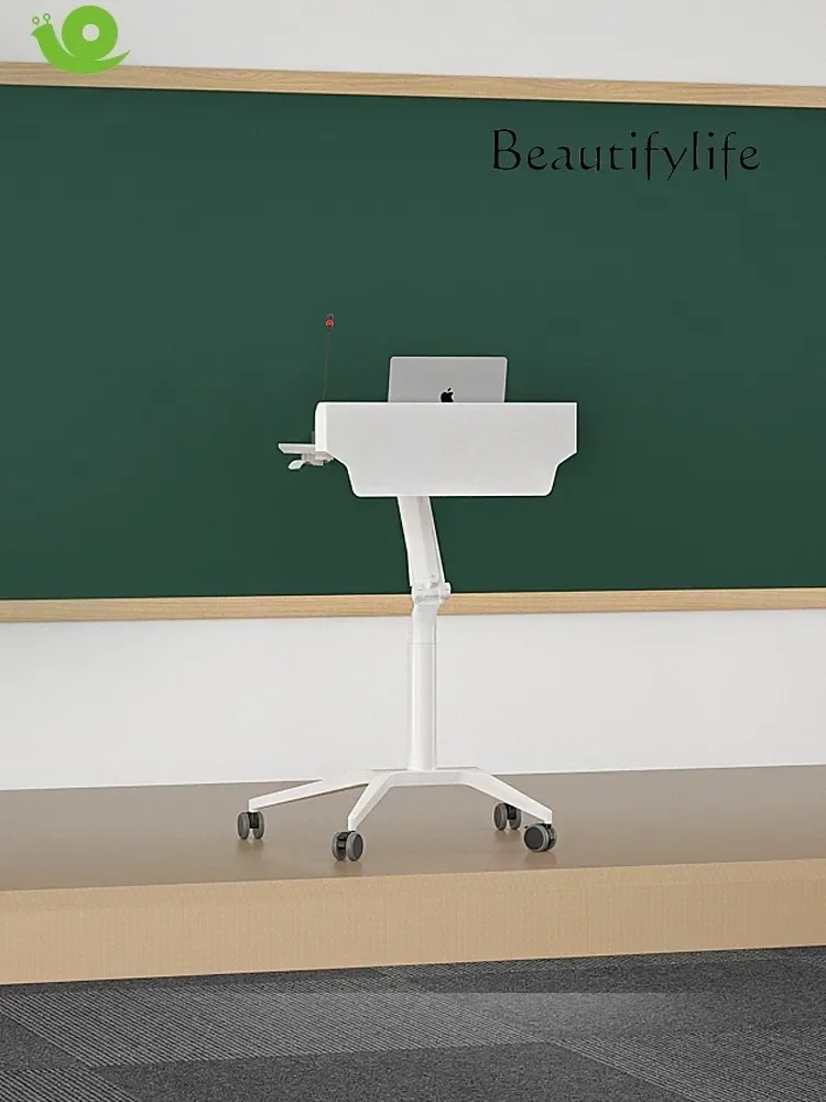 

Mobile Lecture Desk Conference Room Report Presiding Desk Classroom Podium Table Welcome Desk