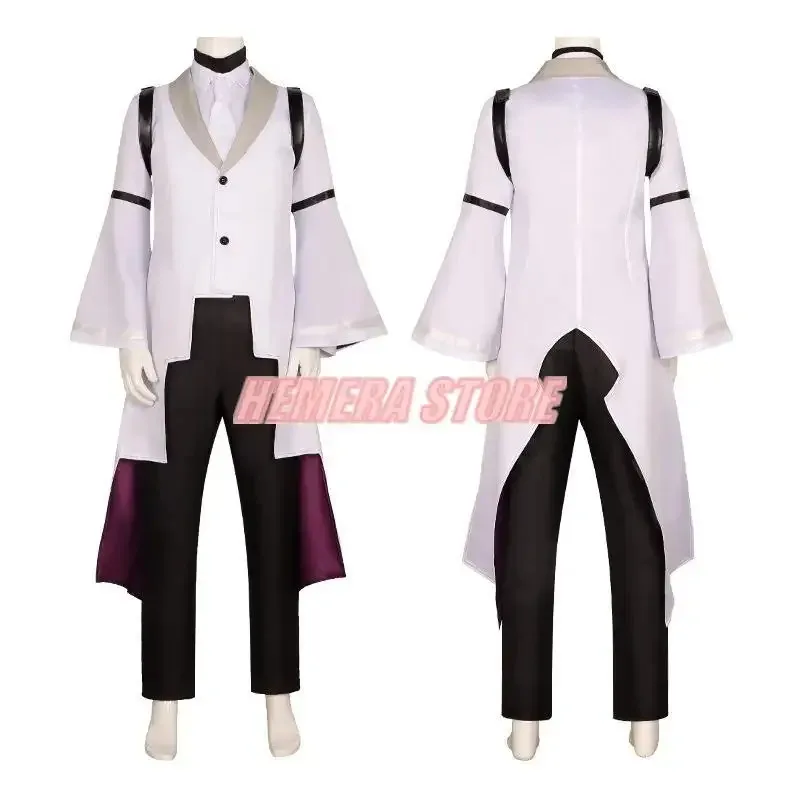 silisili ASigma Cosplay Anime Bungou Stray Dogs 4th Costume Sigma Trench Uniform Suit Halloween Christmas Party Outf 2025 ☆ New