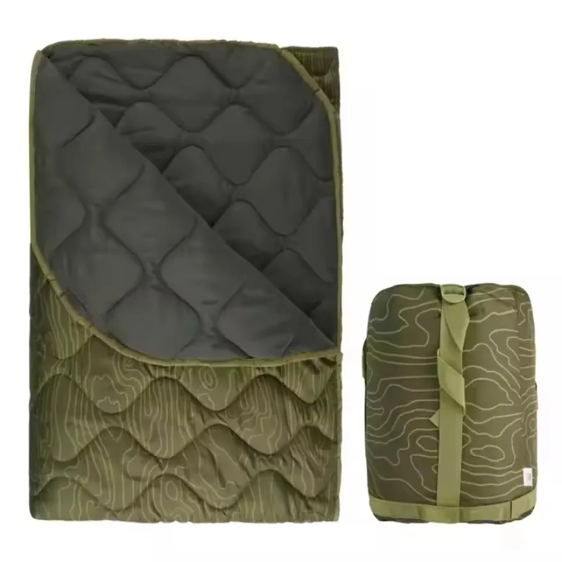 Factory Direct Outdoor Camping Multifunctional Nap Mat Picnic Blanket Bed Windproof Blanket Camouflage Blanket