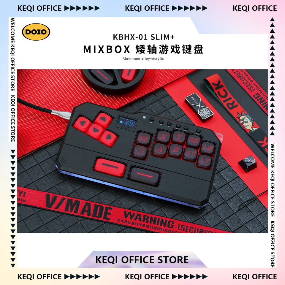 DOIO KBHX-01 スリム有線ミニキーボード アップグレード可能な