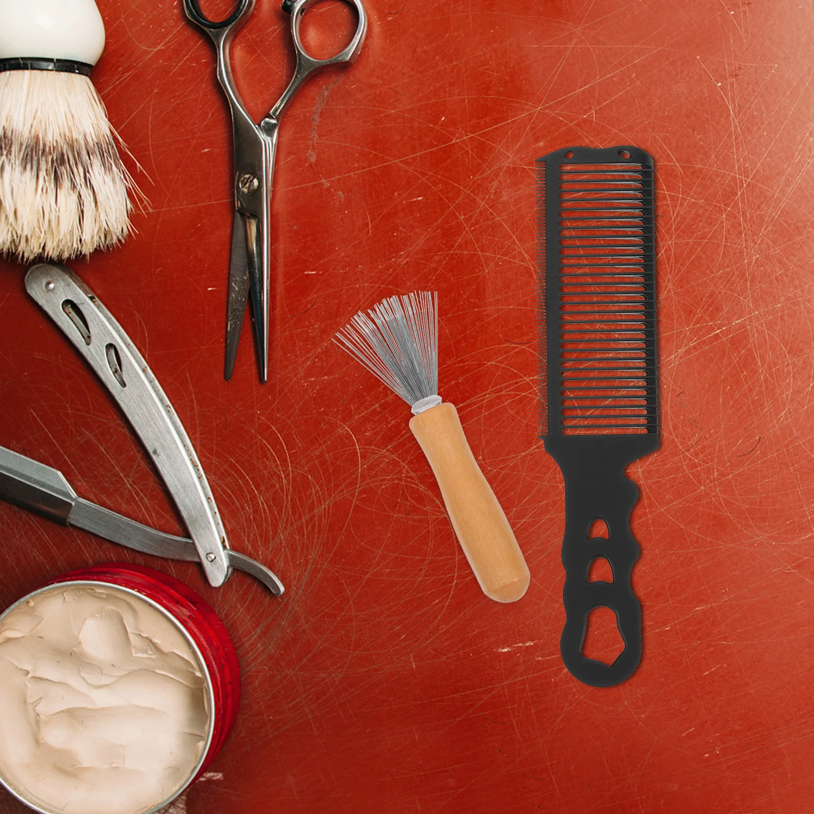 4 قطع من مشط تنظيف الشعر، إزالة سريعة وإجمالي للشعر المدمج، عملي ومريح للاستخدام اليومي #1