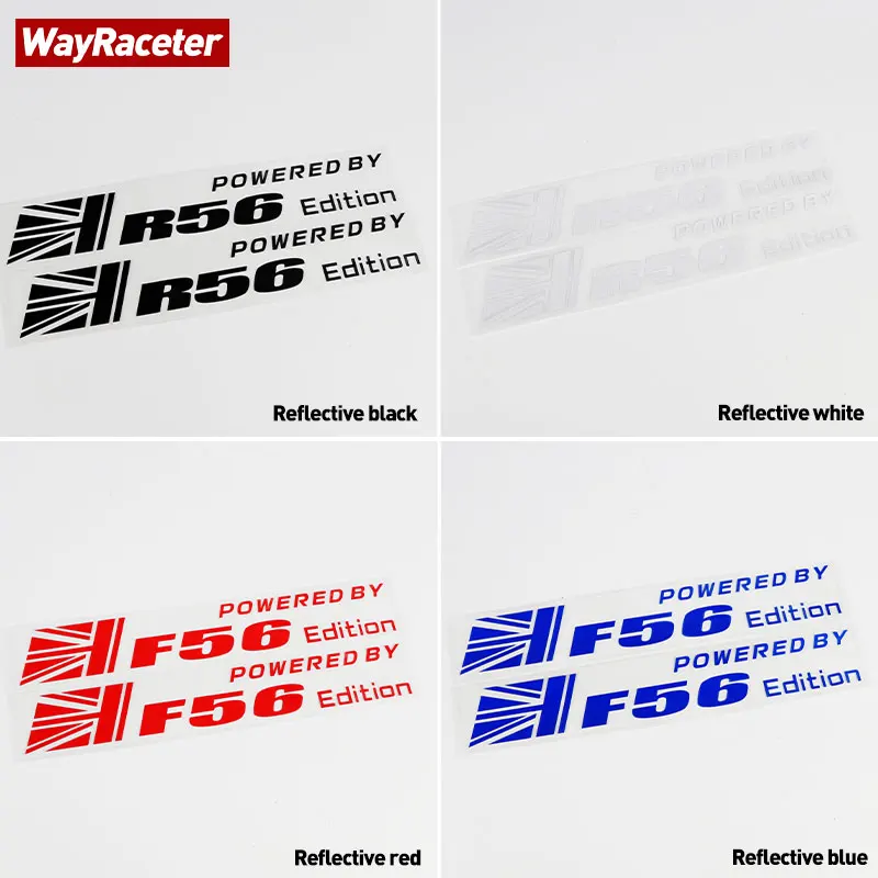 2 Pcs Door Side Sticker Union Jack Trunk Fender Body Decal For MINI Cooper R56 R57 F55 F56 F57 F60 R60 R50 R52 R53 F54 R55 R58