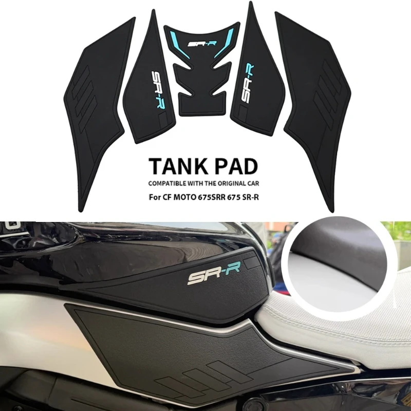 

For CFMOTO 675SR 675 SS SR 675 SR-S Body Protection Stickers 675SR-R CFMoto Accessories Motorcycle Fuel Tank Pad Knee Grip Decal