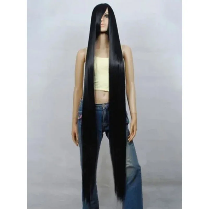 200 سنتيمتر/79 "150 سنتيمتر/59" 120 سنتيمتر/47 "100 سنتيمتر/39" 80 سنتيمتر/32" Bla طويل شعر مستعار مستقيم مقاومة للحرارة الشعر الاصطناعية C #3