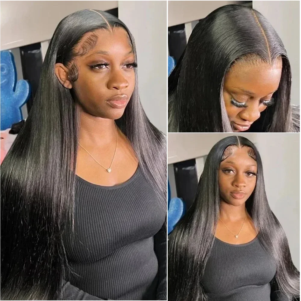 13x6 العظام مستقيم 30 40 بوصة Hd الدانتيل الشفاف الباروكة الأمامية البرازيلي 200% الكثافة الدانتيل الجبهة خصلات الشعر المستعار الإنسان للنساء السود