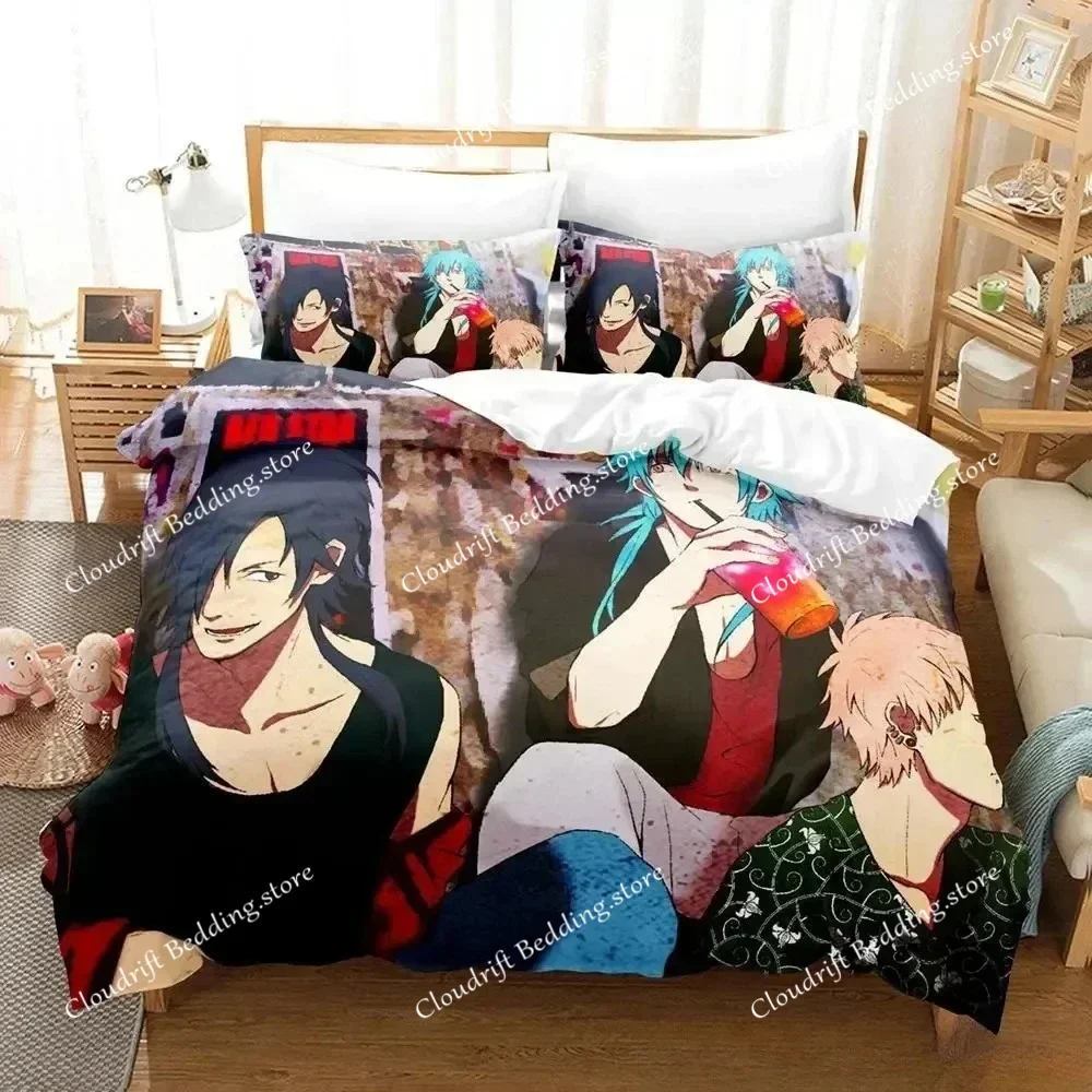 Home Living Luxury DRAMAtical Murder Bedding Set Cartoon Anime three-piece set Adult Kid Bedroom Duvet cover Sets 3D Print Anime