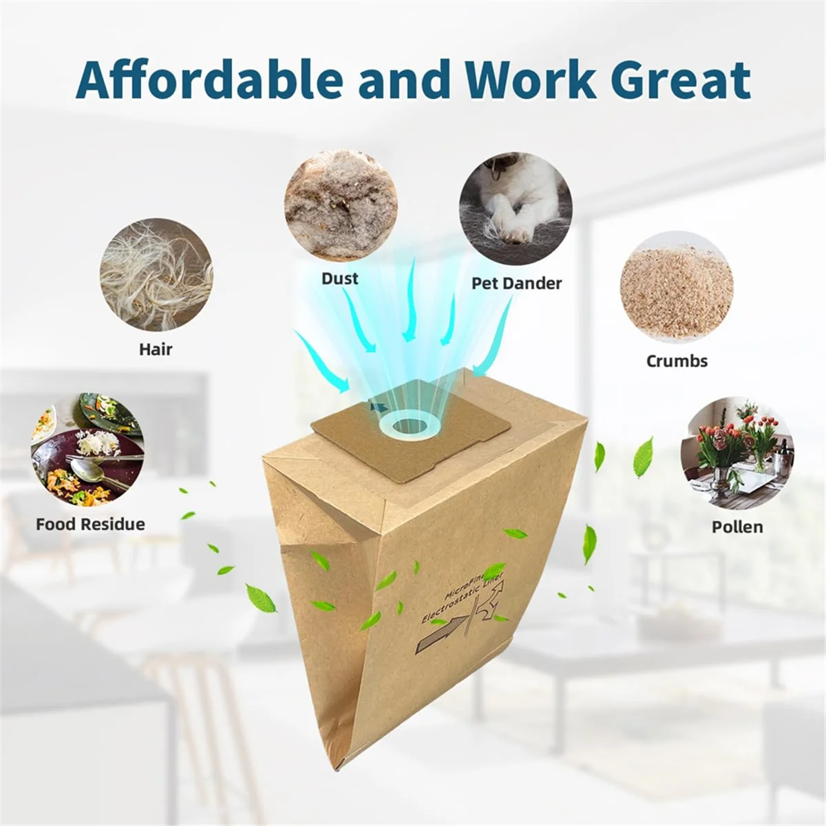 Популярные 15 упаковок вакуумных мешков, совместимые с канистрами серий Bissell Zing 4122, 2154, 1668, запасная часть мешка для сбора пыли