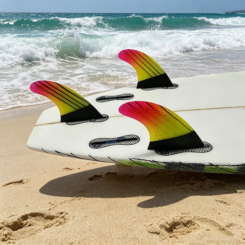aileron-upsurf-taille-m-l-pour-accessoires-de-surf-orange-avec-couleur-jaune-3-pieces-ensemble-ailerons-de-planche-de-surf-en-nid-d'abeille-thruster