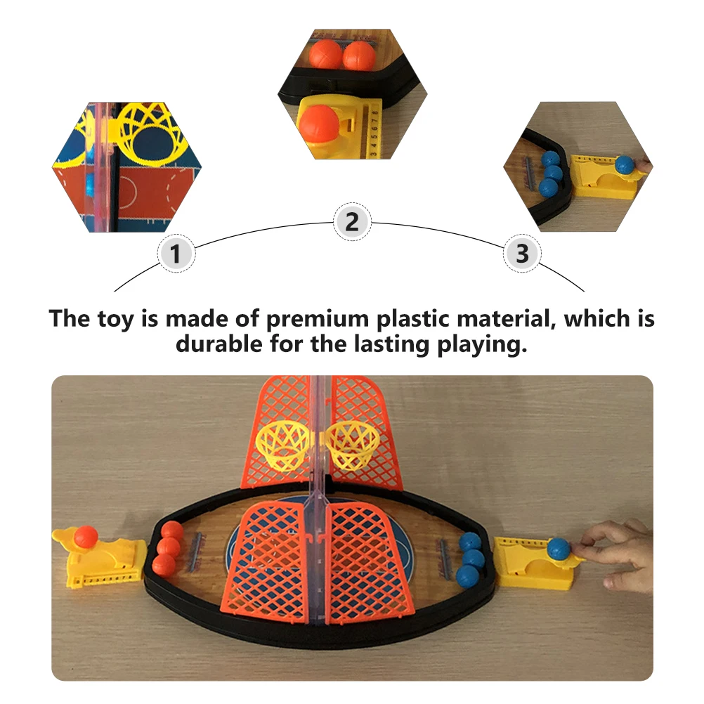 

Double Shooter Basketball Toys Plastic Kids Educational Game Toy Shooting Playthings Desktop Fun Sport