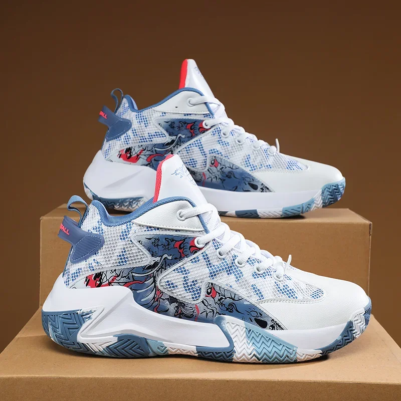 Men Basketball Shoes Light Sports Shoes Unisex Breathable Athletic Trainer Outdoor Non-slip High Quality Unisex Women Sneakers