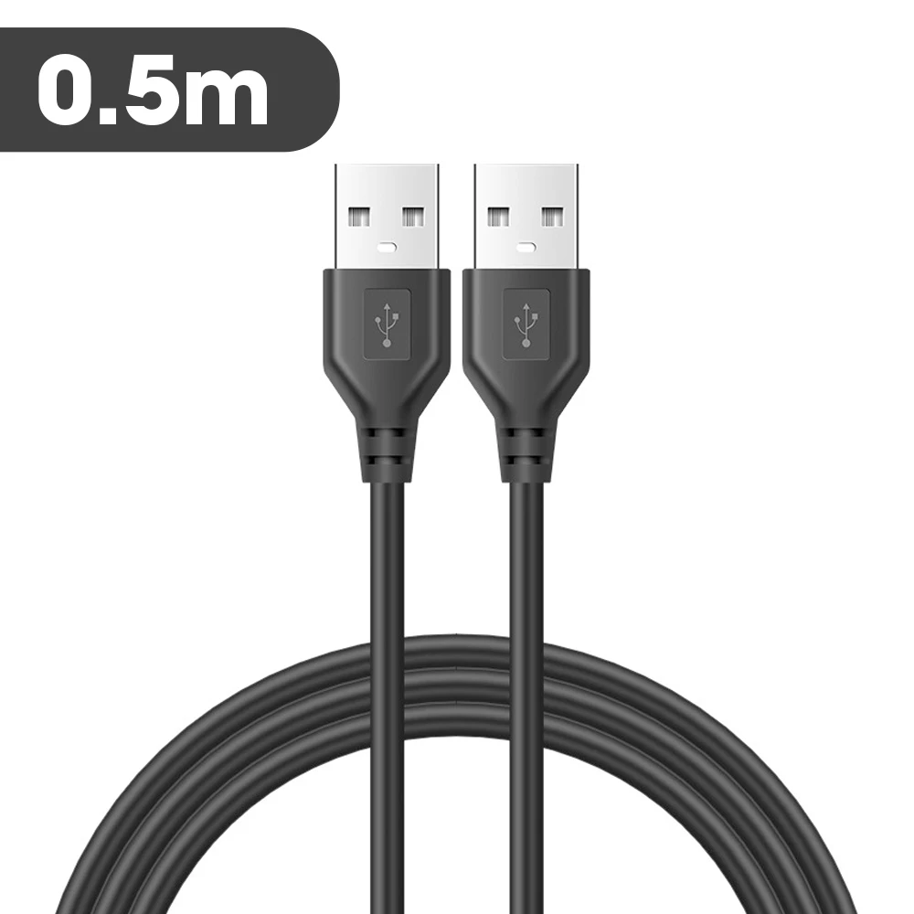 USB A Stecker auf Stecker USB 3.0 2.0 Verlängerungskabel USB 3.0 auf USB 3.0 Verlängerungskabel Schnelle Datenübertragung für Festplattenkühler