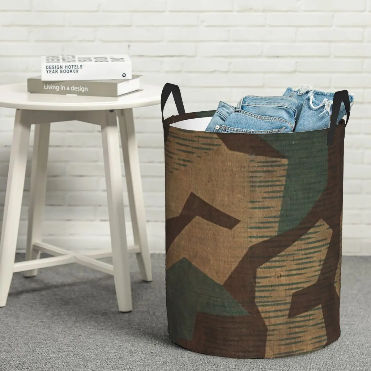 

Laundry Collector Splintertarn German Camouflage Folding Laundry Basket Large Storage Children Washing Basket Home Organizer