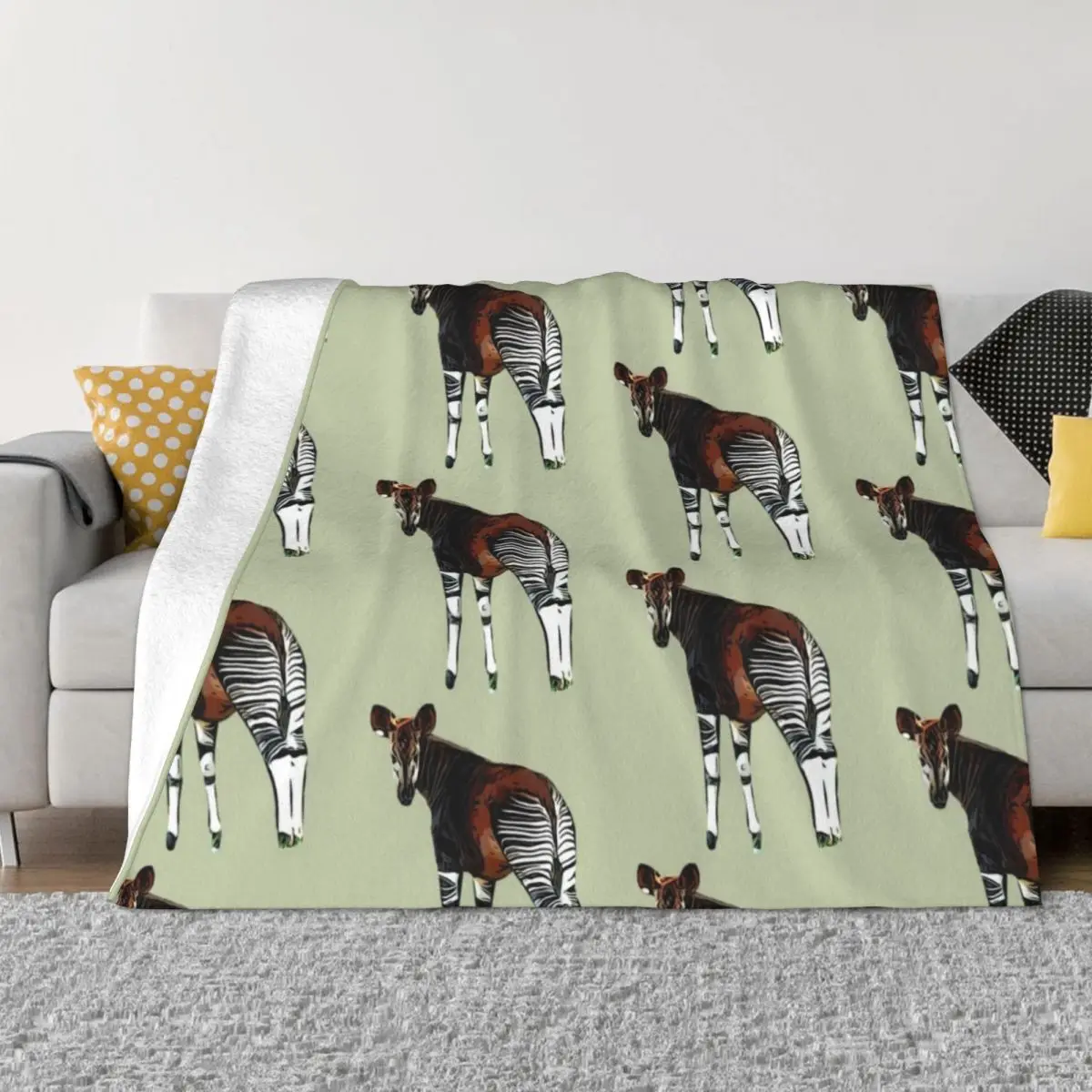 

Okapi Throw Blanket Loose Blanket manga For Sofa Thin