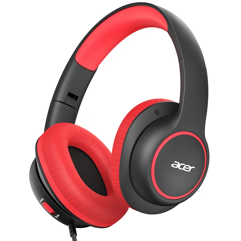 Acer Kids Wired Headphones for School 85/94dB Safe Volume Li