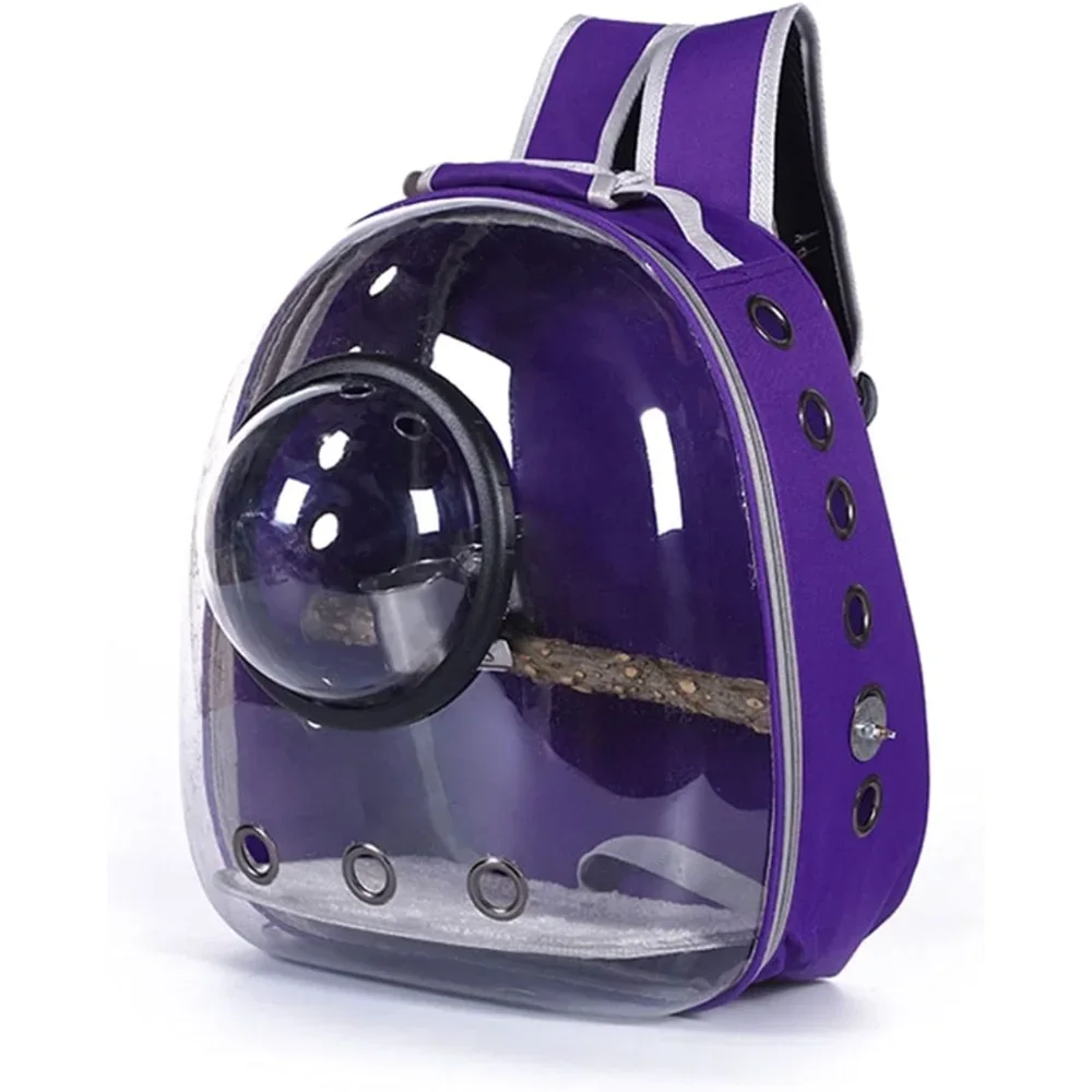 

Bird cage Lightweight Bird Carrier Backpack Travel Cage Birds Breathable Transparent Space Capsule Bird's nest