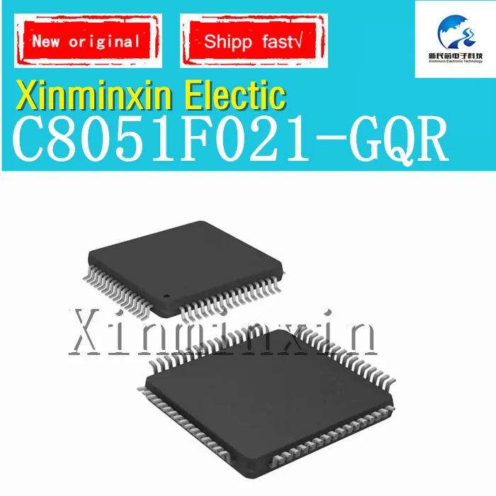 10PCS/lot C8051F021-GQR C8051F021 TQFP-64 IC chip New Original