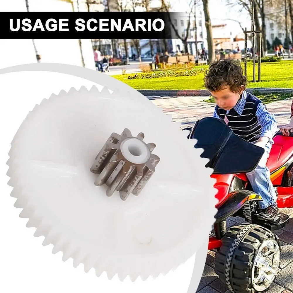 1Pcs Plastic Electric Stroller Gear S/M/L Electric Cars 390/550 Gearbox Gear Children Parts Kid's Electric Vehicle