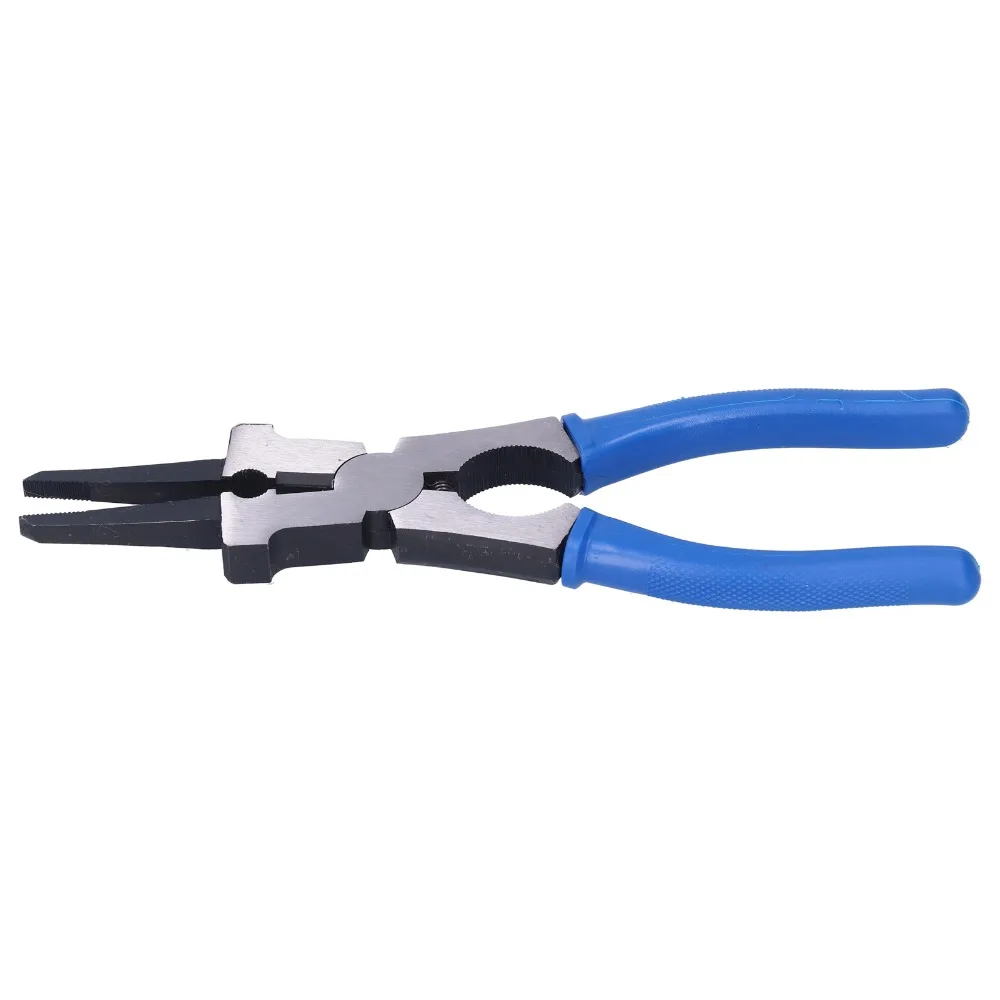 High Carbon Steel MIG Welding Pliers Anti-Slip Grip Insulated Handle Multi-Functional Welding Pliers Drop Forged 8 Inch Length