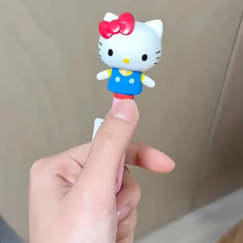 

Kawaii Hello Kitty Inflator Pen Simple Trendy Arm Swinging Writing Pen Student New Cartoon Design Best Friend Gift Wholesale