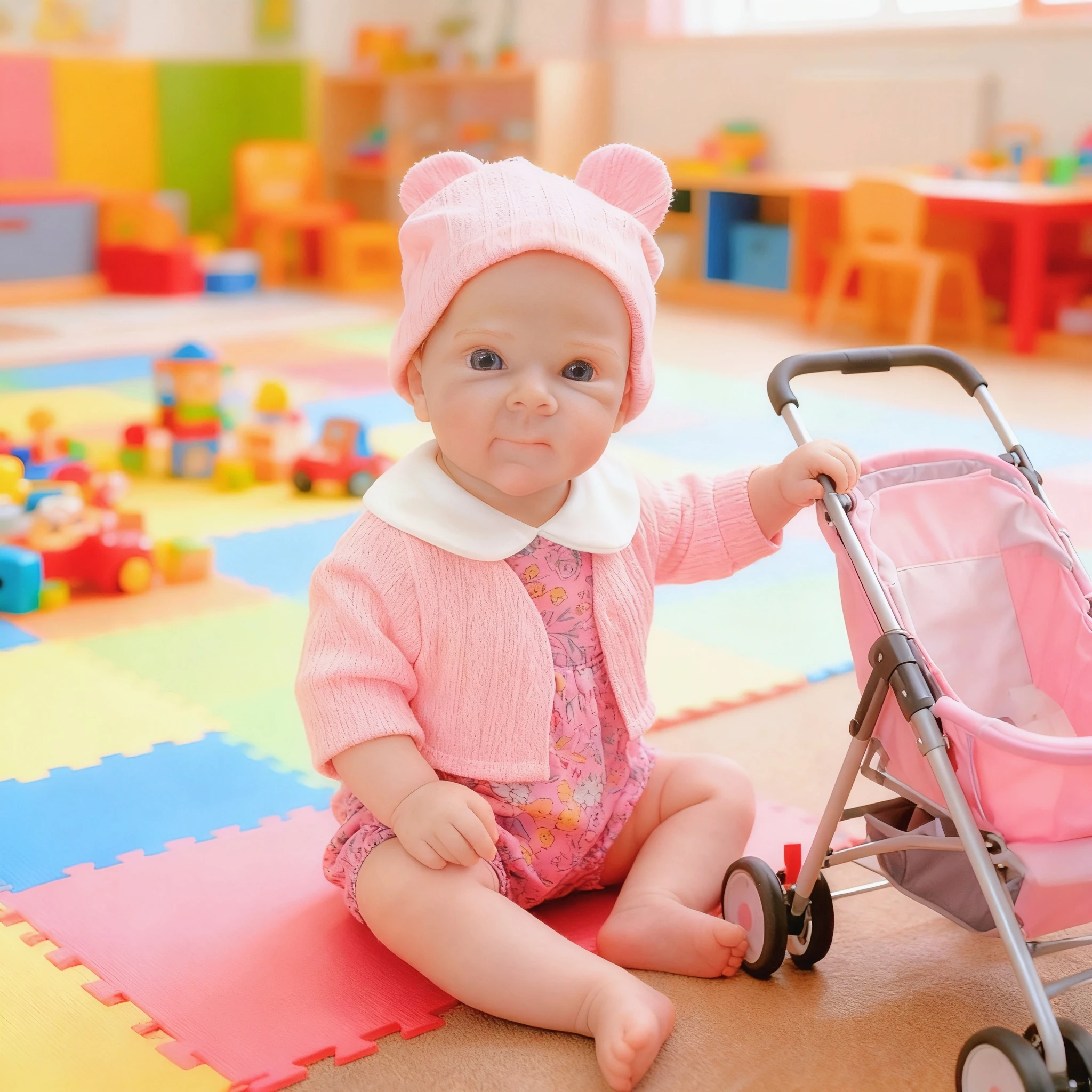 

NPK 12inch Bettie Super Soft Solid Platinum Silcone Doll Squishy Elastic Platitum Silicone Baby Doll Girl Weighted around 1.1KG