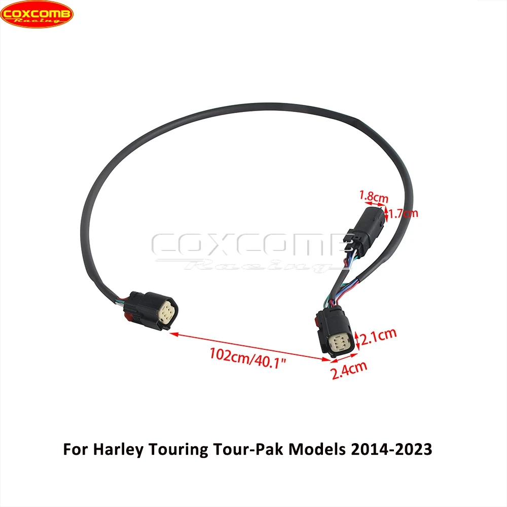 Quick Disconnect Wiring Motorcycle 6-pin Plug Harness For Harley Touring Electra Glide Ultra Limited FLHTK FLHTKL FLHTCU FLHTCUL