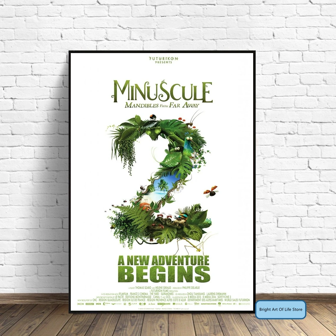 

Minuscule 2 Mandibles from Far Away (2019) Movie Poster Cover Photo Print Canvas Wall Art Home Decor (Unframed)