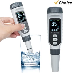 SMART SENSOR PH828+ Digital pH Meter Waterproof Water Quality Tester Water Test Meter for Drinking Swimming Pool Hydroponic