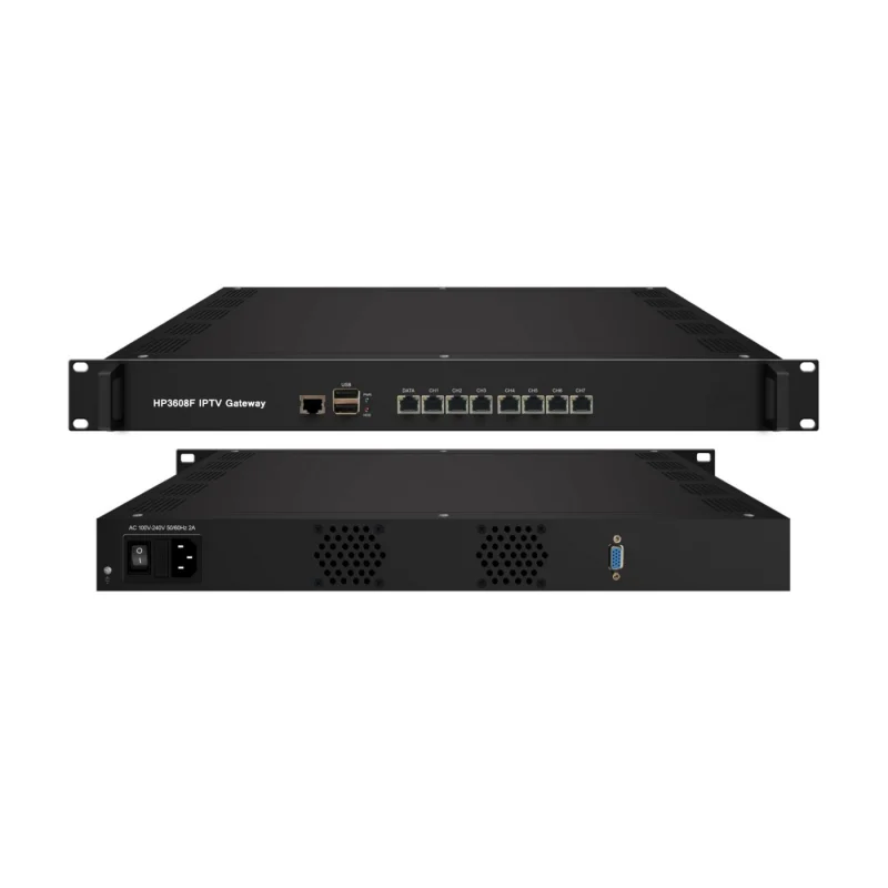 Hotel   Solution RTMP HTTP UDP HLS IP Digital TV Broadcasting Converter IP Gateway