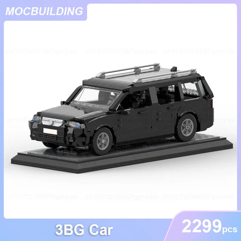 

3BG Car Model MOC Building Blocks DIY Assemble Bricks Transportation Vehicel Series Educational Creative Xmas Toys Gifts 2299PCS