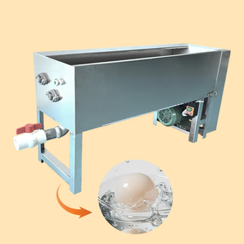 

Stainless Steel Egg Commercial Cleaner Washer Cleaning Machine for Chicken Eggs Small Farm