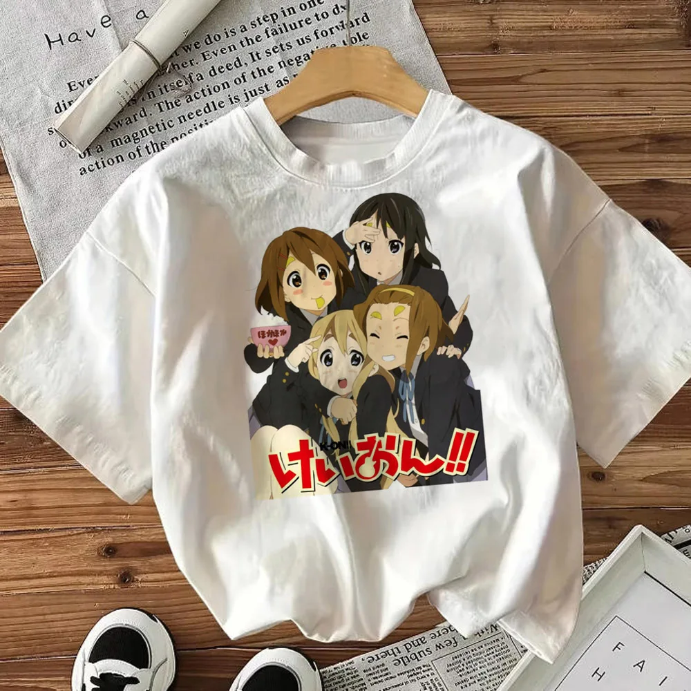 K-on t-shirt teen University Digital women 2000s Comfortable Graphic shirt Digital graphic Gothic University Classic Y2k
