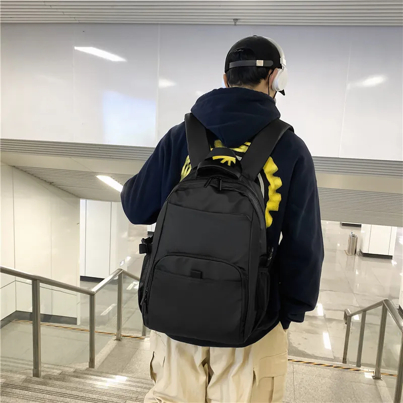 Nueva mochila de nailon para hombre de 44x29x15cm, mochila informal y minimalista para estudiantes, mochila ligera y de gran capacidad para ordenador