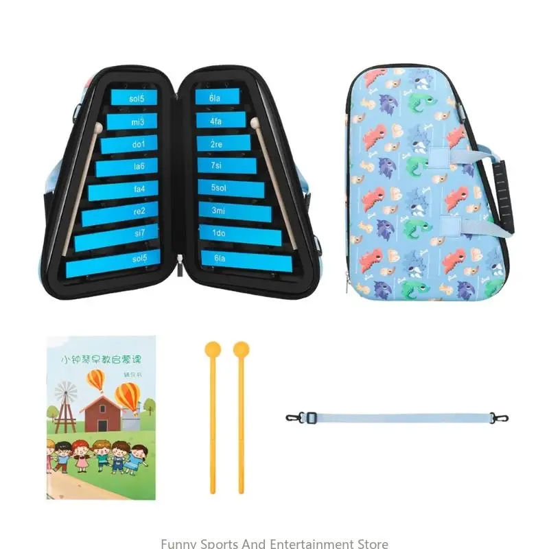 

C4DE 16 Notes Chromatic Resonators Bells Xylophone Glockenspiel Musical Toy Holiday Birthday Gift for Children Kids