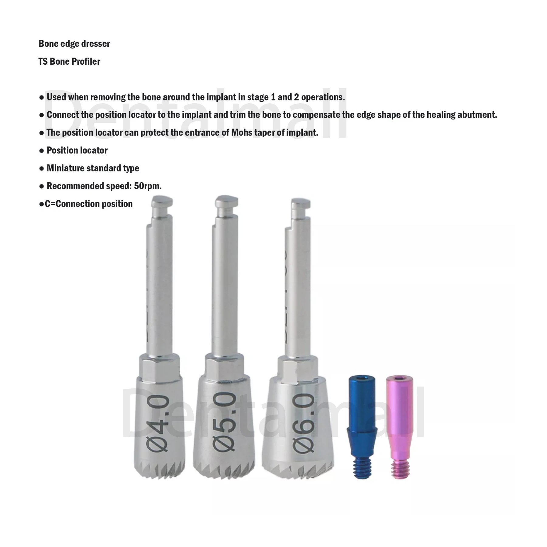 Zestaw do protez implantów dentystycznych Torque Hand Driver Multi ABT Bone Profiler Hiossen