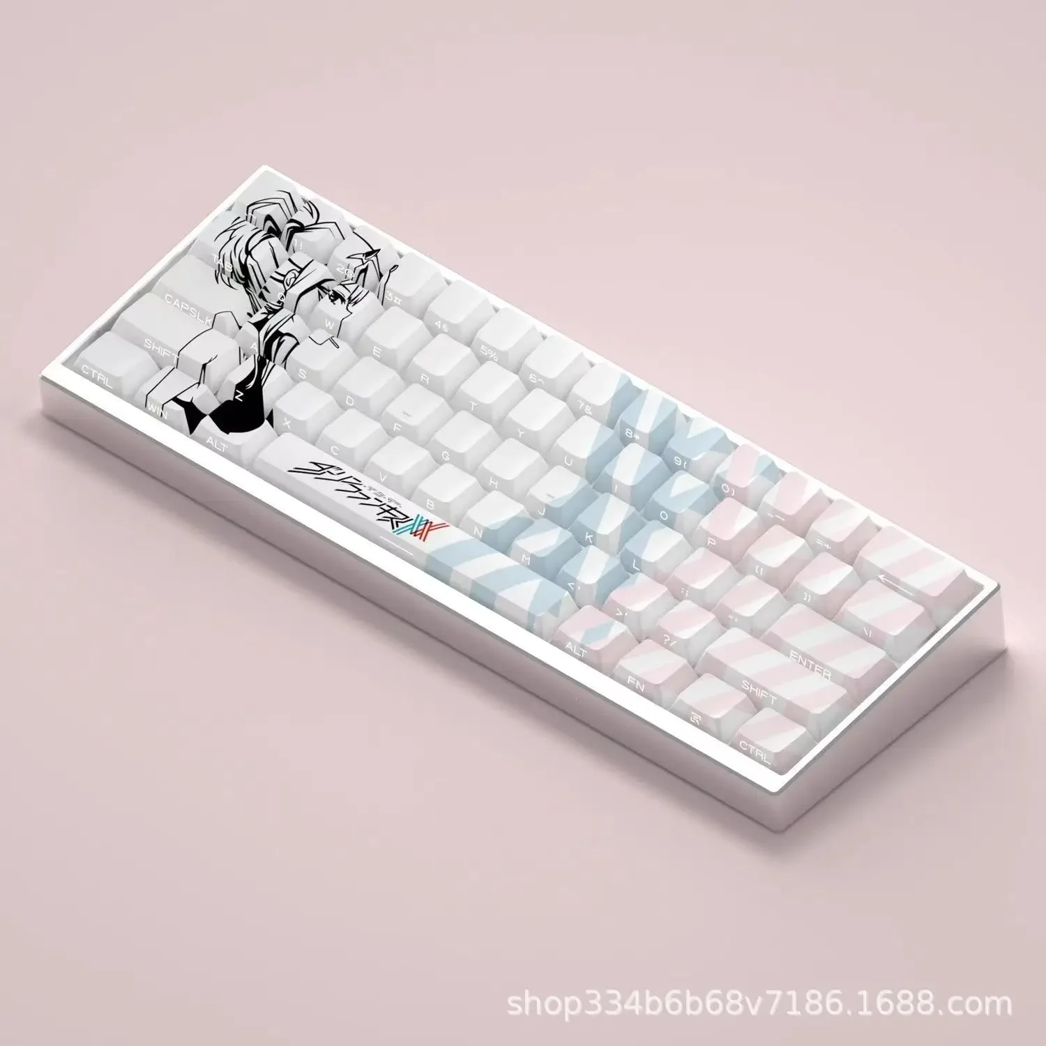 Transmisión de luz de grabado lateral original de animación Keycap