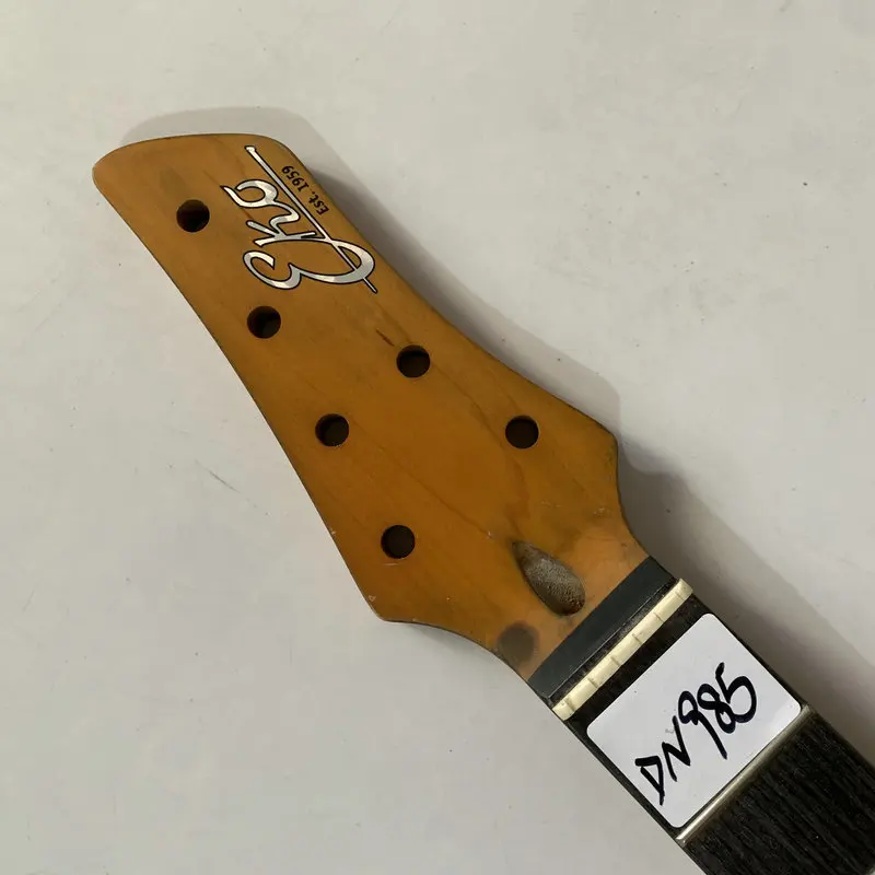 DN985 Vintages Relic Genuine EKO Electric Guitar Neck Maple with Rosewood 21 Frets Unfinished Version for DIY Replacement