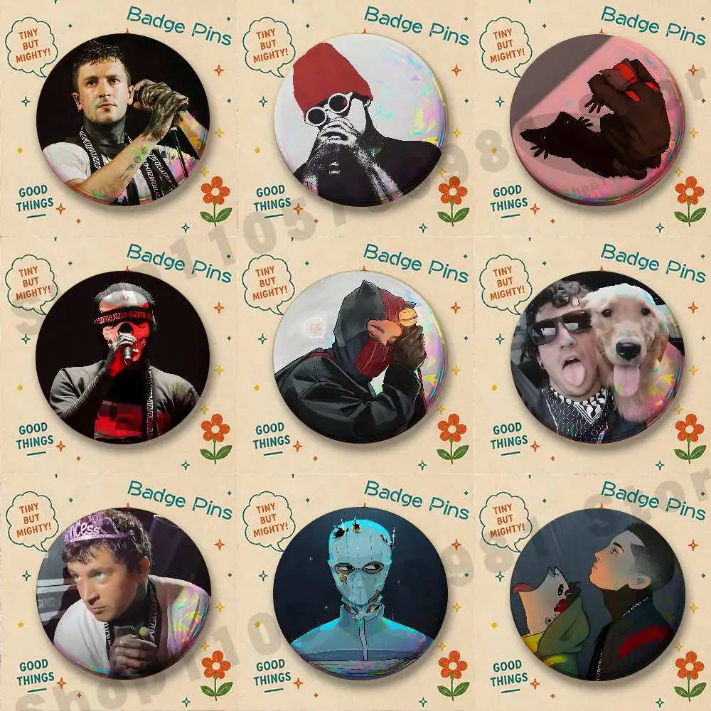 T-Tyler J-Joseph Badges Pins Button Custom Anime Role Old-school Brooches Cartoon Collar Gifts