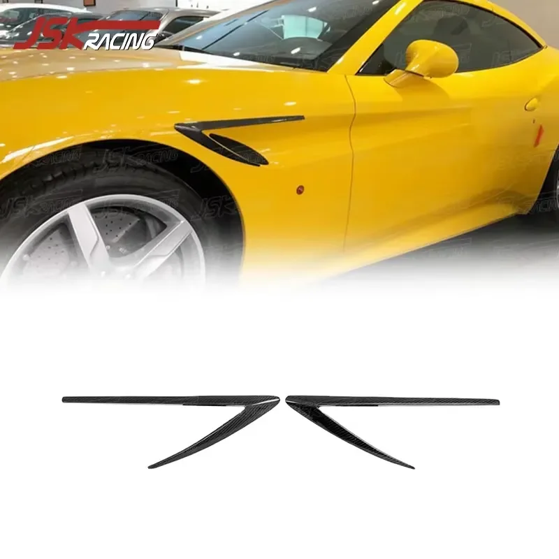 Carbon Fiber Fender Decoration Side Fender Vent for 2015-2018 Ferrar California T