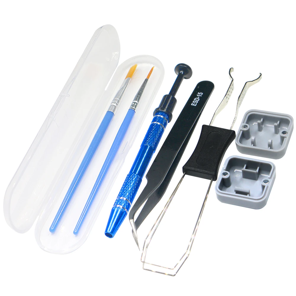Keycaps Switch Puller Opener Lubrication Set für Hot-Swap-fähige mechanische Tastatur Computer Handheld Kopfhörer Zubehörpaket – Detail 1
