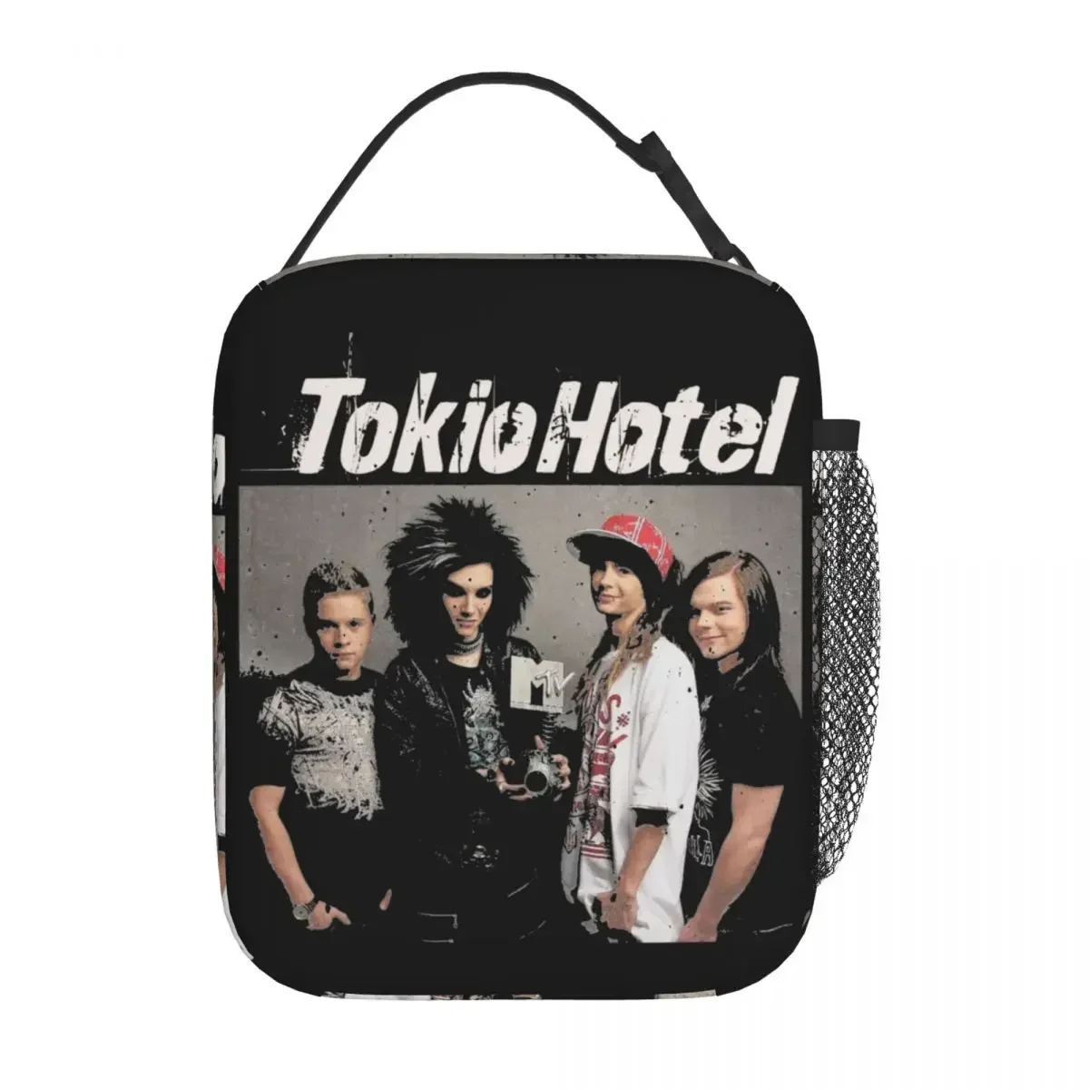 Insulated Lunch Box Tokio Hotel Group Music Merch Bill Kaulitz Food Box Causal Thermal Cooler Bento Box For School