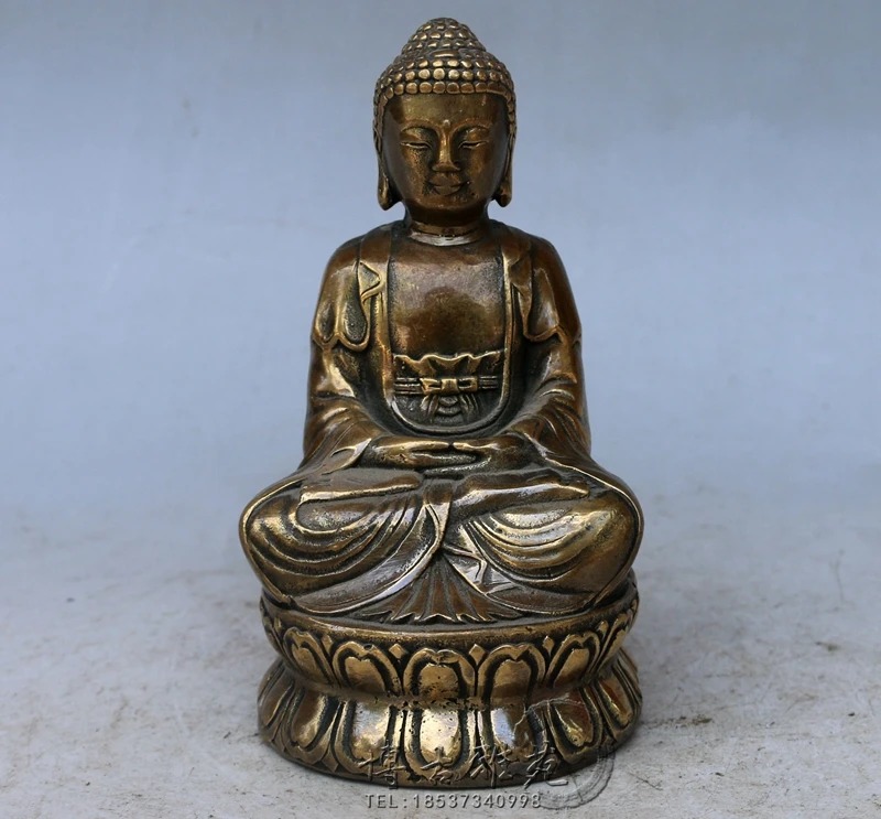 

Antique bronze ware, pure copper Buddha statue, The Buddha bronze statue, home decoration handicraft