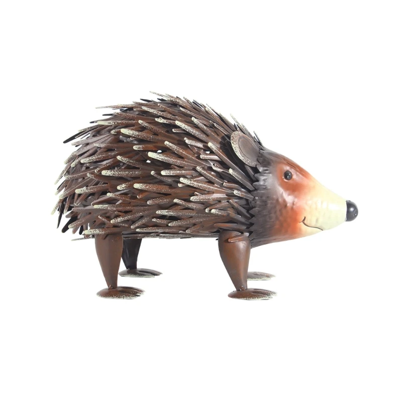 

Adorable Garden Ornamentation Hedgehog Sculpture Metal Yard Outdoor Lawns Decorative Ornaments for Garden Enhancements