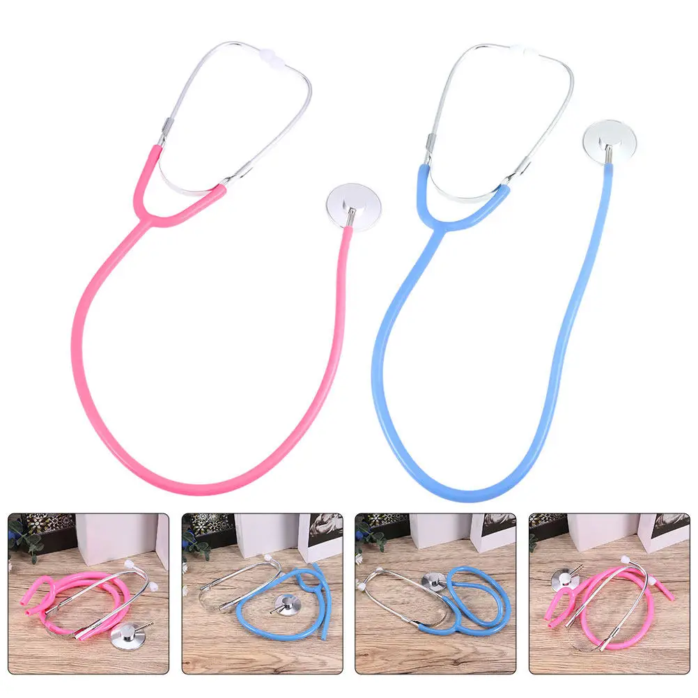 2Pcs Premium Stethoscope for Students Nurses and Learning Tool Portable Auscultation Device for Heart Lung Fetal
