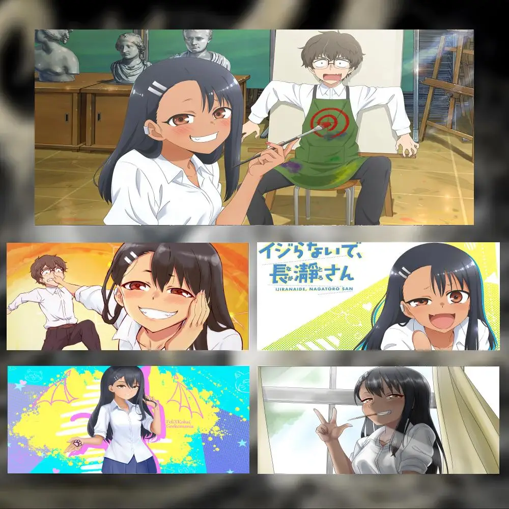 

Cute Teasing Anime M-Miss Nagatoro Anime Mouse Pad Large Thick Desk Pad Stitched Edges Gaming Mouse Mat for PC