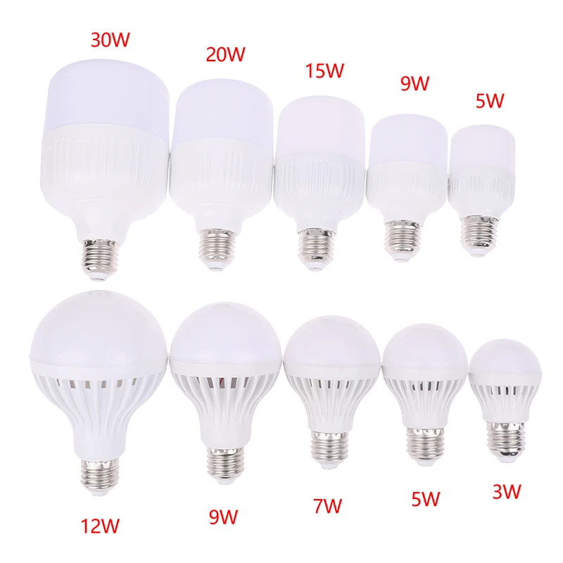 Hoge Kwaliteit Led Lamp E27 Lamp Dc 12V Led Licht 5W 7W 9W 12W 15W 20W 30W Voor Led Gloeilampen 12-85V Lagedruk Lamp Diy