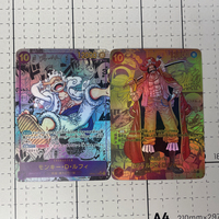 Anime Characters ACG DIY Homemade One Piece Gol D Roger Four Emperors Nika Luffy Japanese Version Collection Card Child Gift