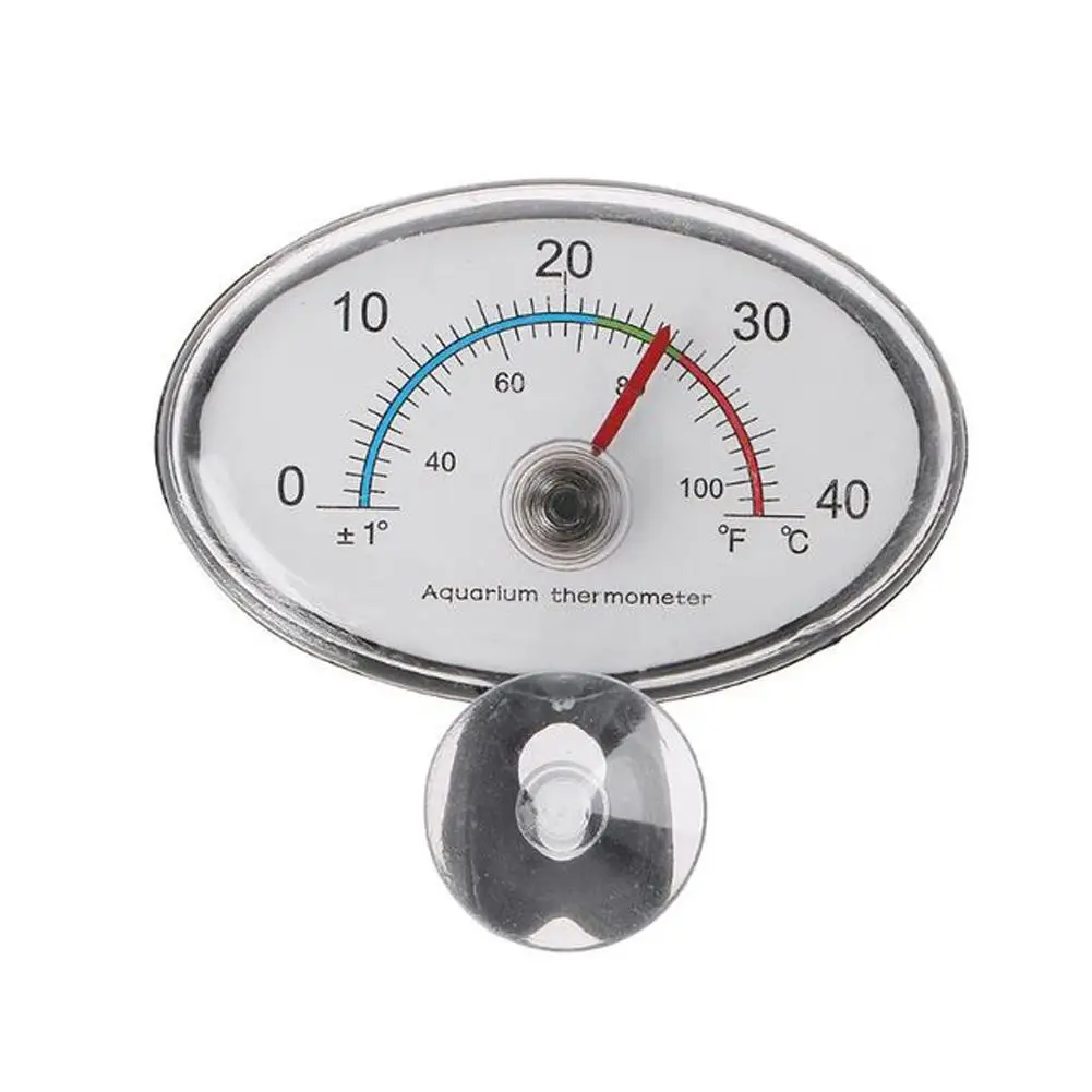 Puntero de termómetro ultrasónico, medidor de temperatura de tanque de peces de acuario de alta precisión con ventosas, accesorios