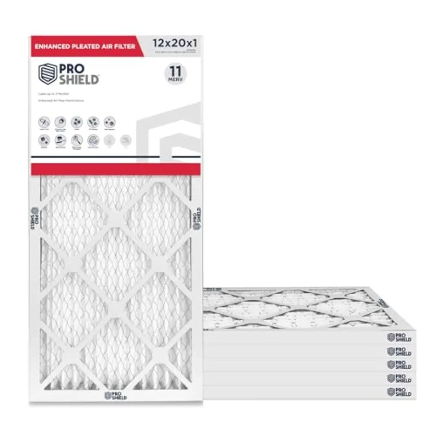 

12x20x1 MERV 11 Pleated Filter 6 Pack
