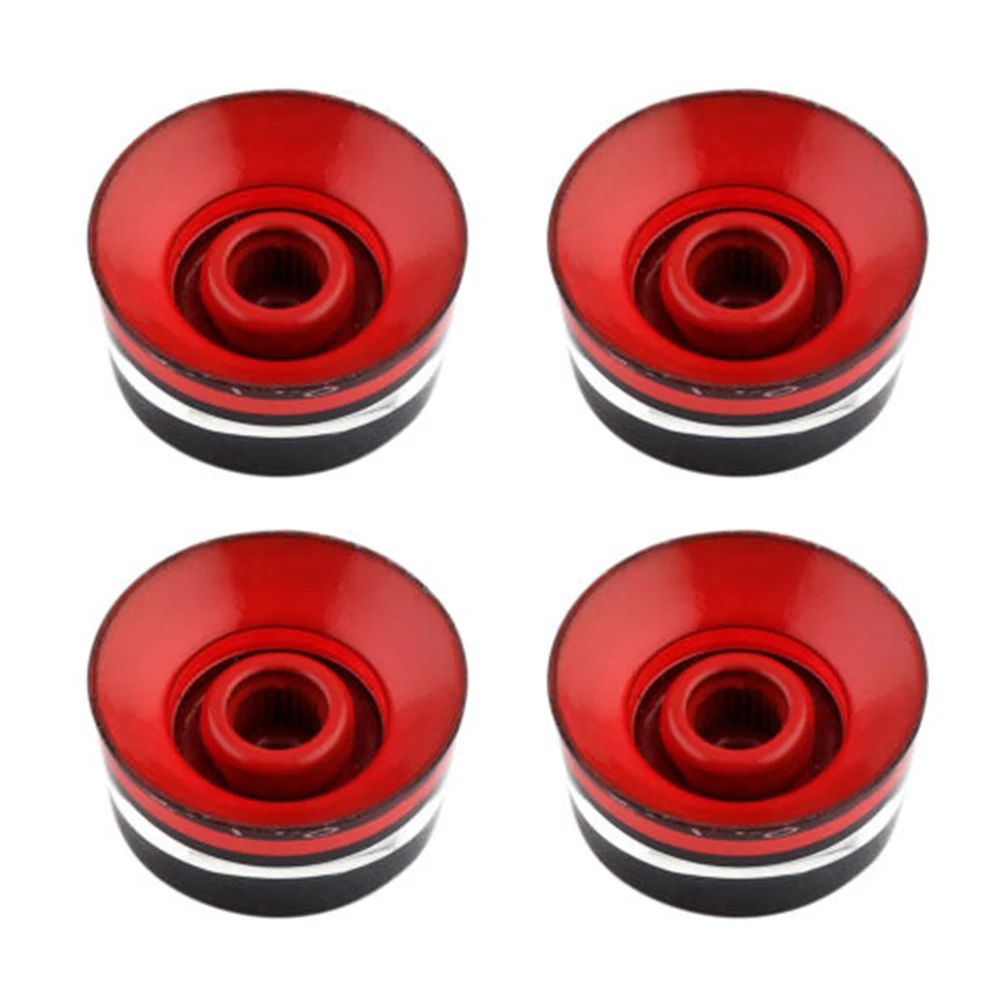 4Pcs Guitar Speed Control Knobs Volume Tone Knob For Les Paul Guitar Accessories 4 LP Electric Guitar Knob Caps Black Red Knobs