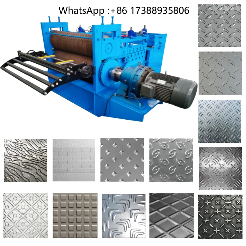 Customized Metal Embossing Machine Concave and Convex Rollers Rolling Forming Sheet Metal Embosser